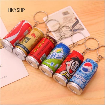 

HKYSHP 6 PCS Creative Ballpoint Pens Children Fun Drink Pen Retractable Cans Ballpoint Pens