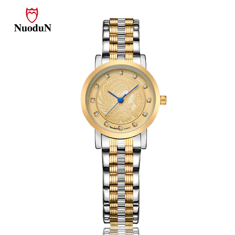 Nuodun New Arrival Brand Fashion Couple Quartz Watch Men Women Dress Lovers Wristwatch Luxury Man Watches Gold relogio 2020 Nuodun New Arrival Brand Fashion Couple Quartz Watch Men Women Dress Lovers Wristwatch Luxury Man Watches Gold relogio 2020