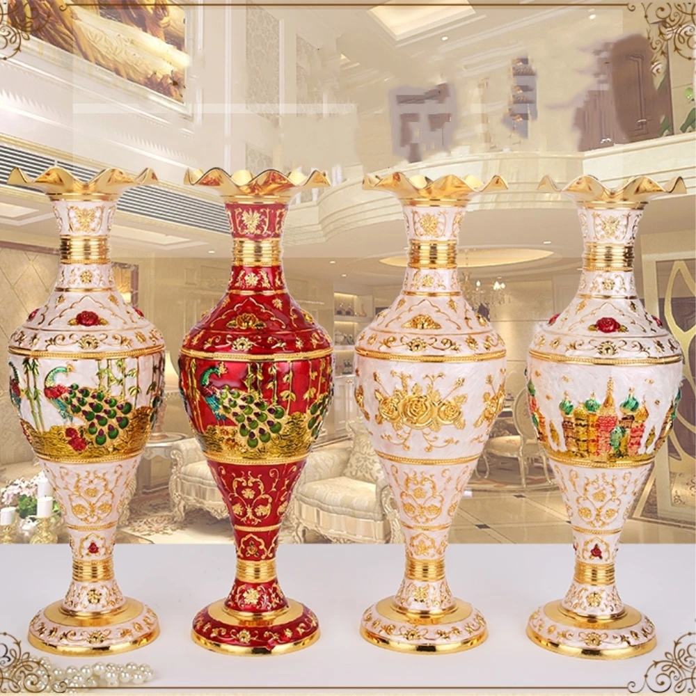 Металлические вазы для цветов Свадебные украшения цветочного горшка ...