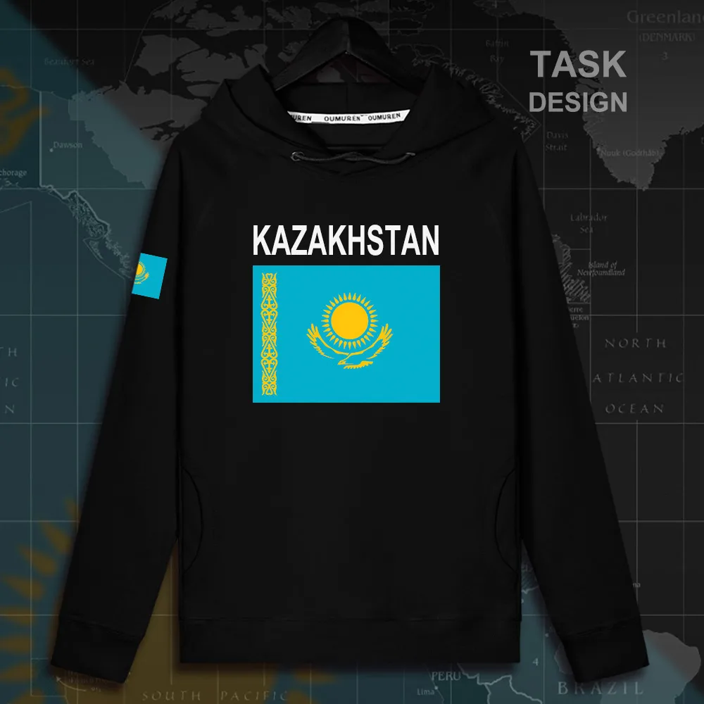 Kazakh KZ Kazakhstani KAZ мужская толстовка с капюшоном пуловеры Мужская уличная одежда
