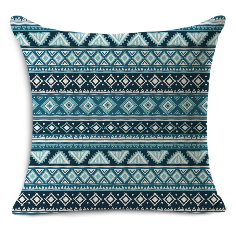 Cheap car seat linen cushion Nordic Vintage geometric outdoor chair cushions home decor for sofas pillow MYJ-1612