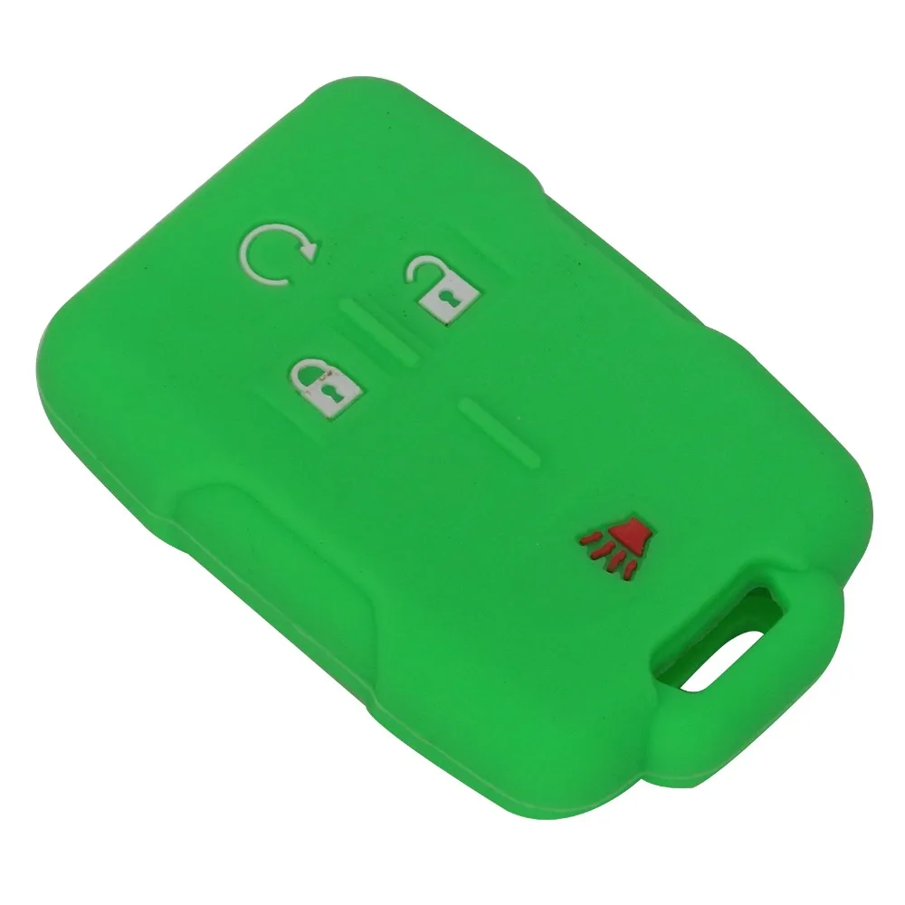 Силиконовый чехол держатель jingyuqin для GMC Cadillac Chevrolet Silverado Sierra 4 кнопки