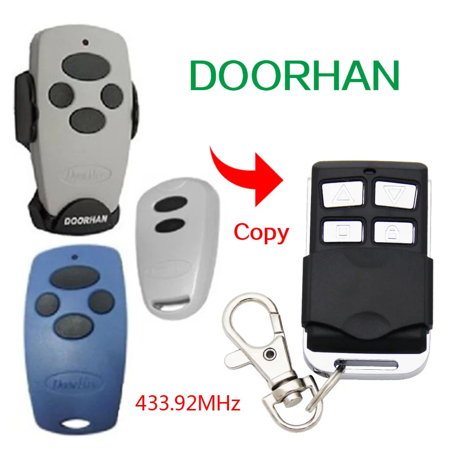 

compatible Doorhan 433.92mhz remote control for garage door with battery Doorhan remote control