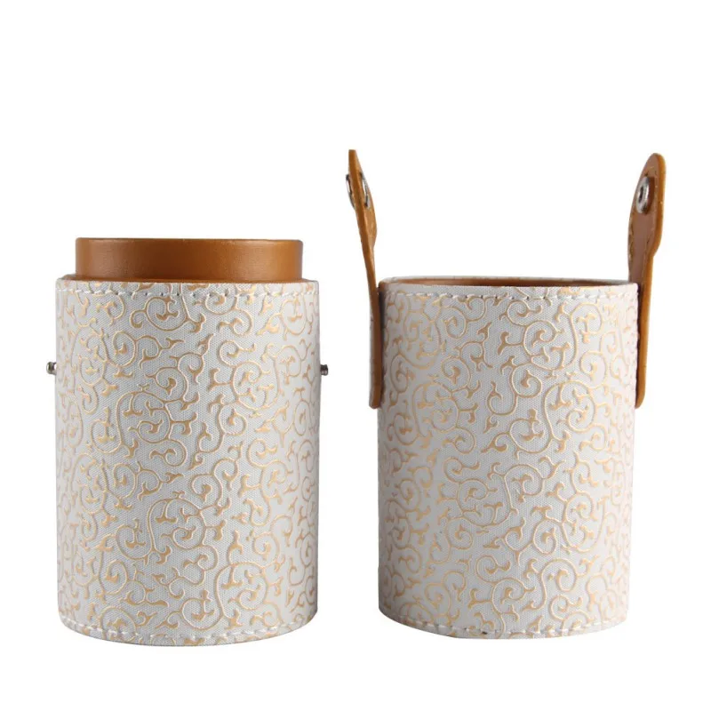 

Brush Pen Holder Travel PU Leather Cosmetic Storage Empty Holder Makeup Artist Bag Brushes Organizer Make Up Tools 6 Colors