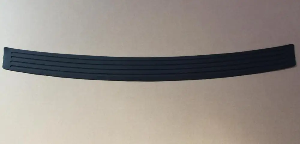 Авто задний бампер резиновый протектор для volkswagen vw Golf 7 jetta Golf 6, passat, bora, Skoda Octavia Fabia, superb - Название цвета: Черный