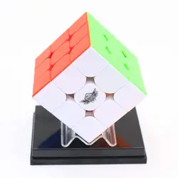 Циклон Мальчики Feijue 3x3 Магнитная версия магический куб без наклеек Скорость Cube Puzzle игрушки-красочные