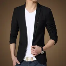 4-6XL Новое поступление брендовой одежды осенний костюм мужской модный Блейзер тонкие мужские костюмы Повседневный однотонный деловой мужской блейзер