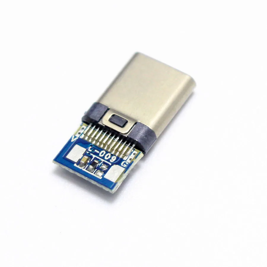 Штекерный разъем USB 3 1 типа C 2 шт. 24 контакта 56K 10 нФ сварочный тип с печатной платой