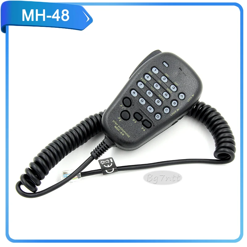 handy talkie speaker DTMF microphone MH 48 walkie talkie accessories for car radio FT 8900 FT