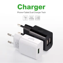 APPACS, двойное зарядное устройство USB, быстрая зарядка, адаптер для путешествий, штепсельная вилка европейского стандарта, портативное настенное зарядное устройство, кабель для мобильного телефона для iphone, samsung, xiaomi