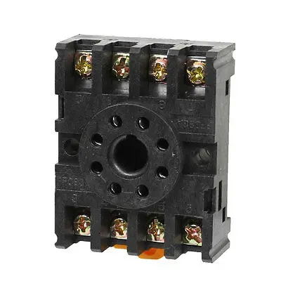 PF083A 8 круглых штифтов 35 мм крепление на din-рейку Цоколь для MK2P-I AH3-3 реле |