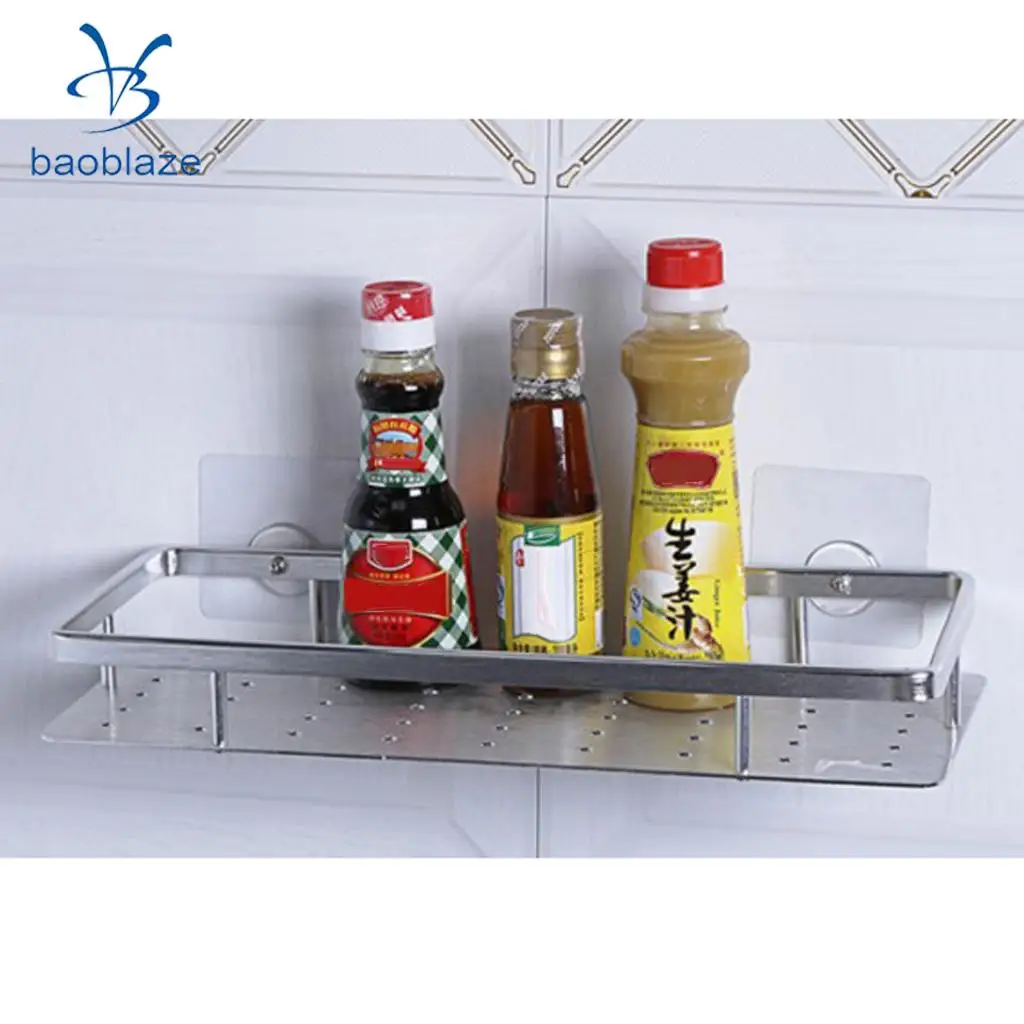 2pcs Self Adhesive No Drilling No Trace Hanging Nails Heavy Duty Shelf Supporter Seamless Kitchen Wall Sticky Hook