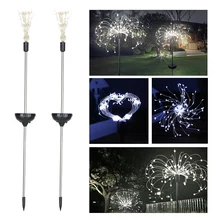 150LED Солнечный свет медная проволока фейерверк Фея гирлянда садовый свет Рождество открытый декор Путь Газон Солнечный питание садовая лампа