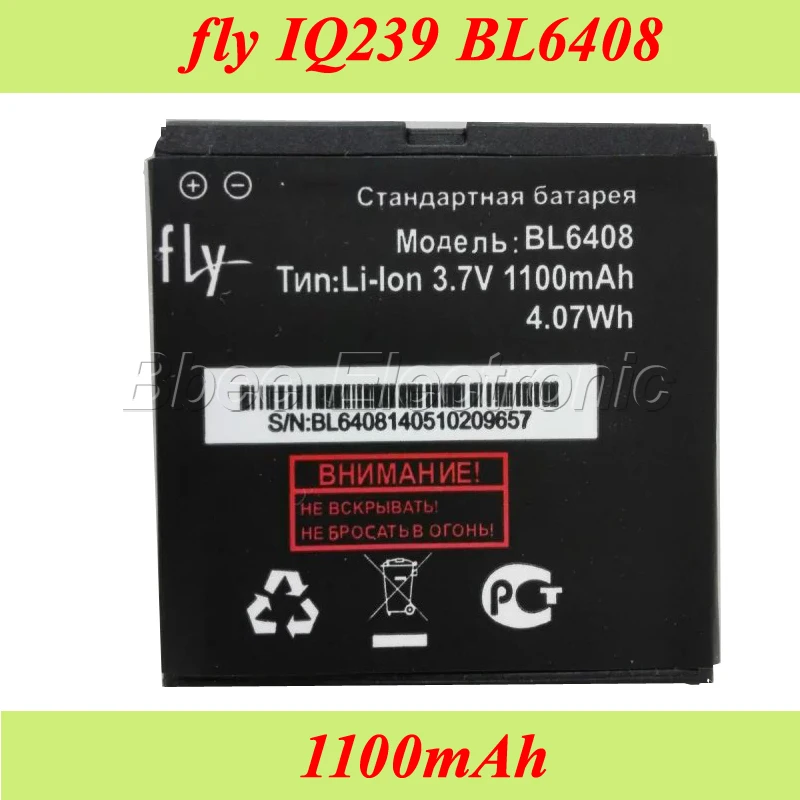 Оригинал 1100 мАч BL6408 батарея для Fly IQ239 AKKU Аккумулятор|battery for|battery for flybattery bl6408 |