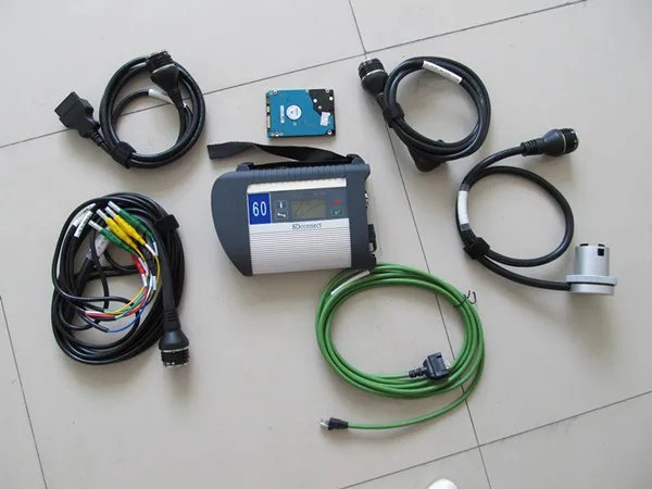  V2019-12 Wifi MB Star C4 SD conecta 4 compact 4 con el software más nuevo HDD 320gb y modo de ingen