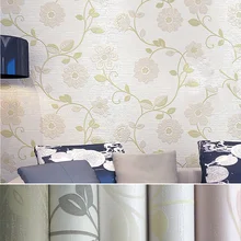 10 Meter Three-dimensional Non-woven Wallpaper 3D Romantic Pastoral Warm Bedroom Living Room Bedside TV Background Wallpaper beibehang thick version of the vertical striped wallpaper warm living room bedroom pastoral non woven tv background wallpaper