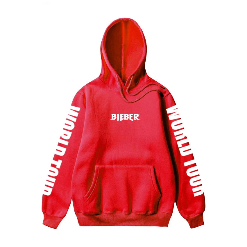 2017 Justin Bieber Purpose Tour Print Hoodie Men Hip hop Hoodie Cotton Pullover WORLD TOUR Special Women Sweatshirt
