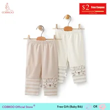 COBROO/штаны для малышей Детская одежда унисекс штаны с котенком длинные Хлопковые Штаны для девочек От 0 до 3 лет NY520021