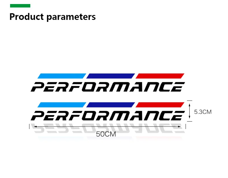 Airspeed Car Stickers M Performance Auto Sticker Rear Side decal Accessories for BMW E46 F30 E90 E60 F20 F10 E36 E39 E87 E70 G30 (10)