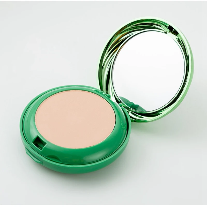 New Moisturizing Whitening Smooth Foundation Pressed Powder Makeup Concealer Pores Cover Brighten Face Powder 99% Aloe Vera