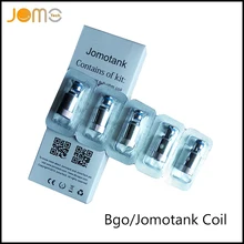 Jomotank Evaporater Электронная Сигарета Распылитель Ядро Bgo 40 Распылитель Катушки Ecigator Kanthal Катушки Из России Склад Jomo-C2