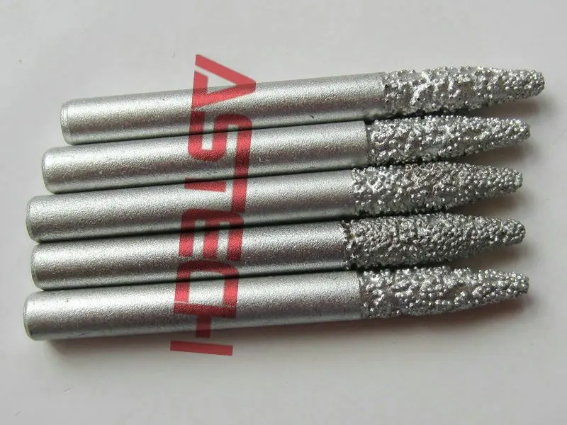 5 pcs 20 Angle Stone Carving Bits for 3D Deep Relief,CNC Tools Bit