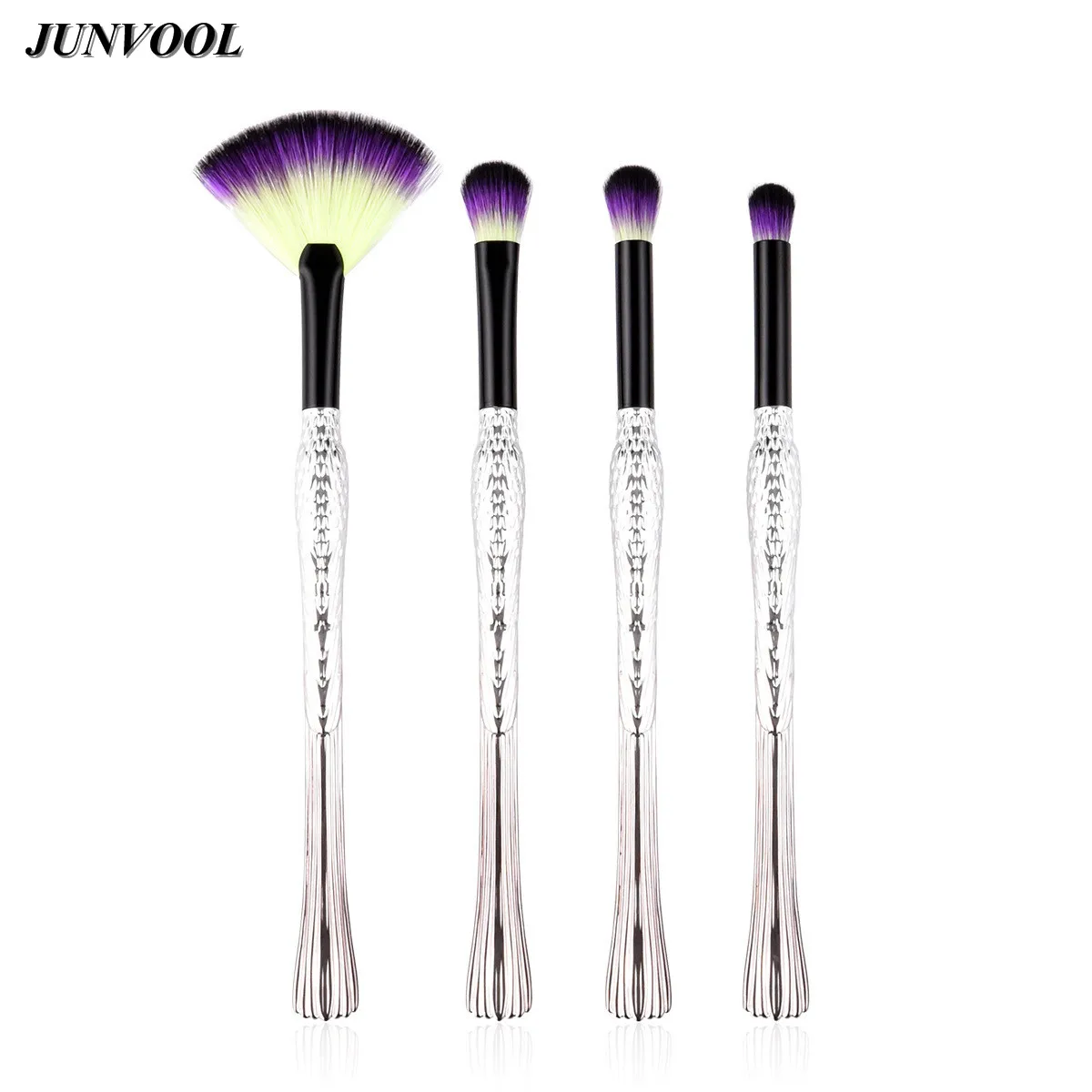 Eyes Beauty Fan Brush Makeup Tools 4pcs Eyeshadow Eyeliner Blending