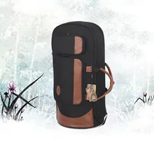 Professional portable shock waterproof standing key bond horn bag euphonium case three flat key horn soft gig backpack shoulder