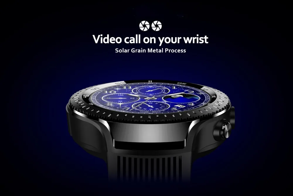 1," AMOLED сенсорный дисплей 4G 3g Смарт часы телефон часы saat 5,0 двойная HD камера Видеозвонок Android ios мужские и женские наручные часы