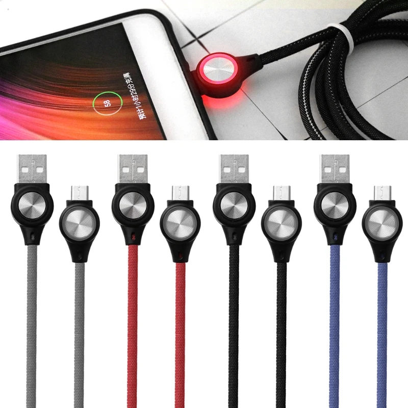 

Type C LED Change Light Data Sync Charge Cable For Xiaomi 5S 6 8 Google Pixel 2
