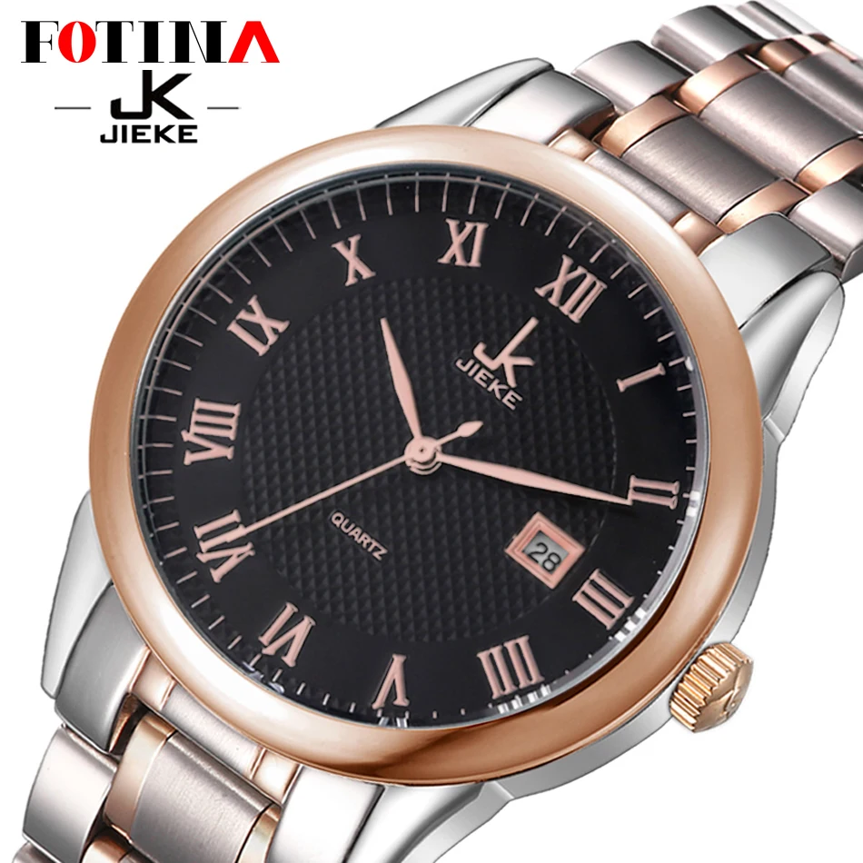 FOTINA Top Brand JK Watch Men Casual Fashion Full Stainless Wristwatch  Waterproof Luxury Gold Business Watch Men Clock Reloj|reloj brand|reloj  fashionreloj reloj - AliExpress