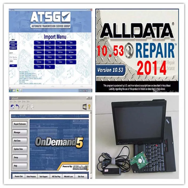  2017 Software de reparación automática Alldata V10.53 y Mitchell Ondemand 2015 + ATSG 2012 3in1TB H