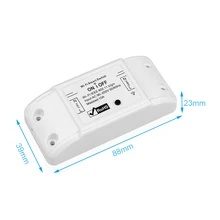 Для Alexa беспроводной Wifi переключатель пульт дистанционного управления Модуль Автоматизации Голосовое управление DIY таймер Универсальный умный дом 10A 220 В AC 90-250 В