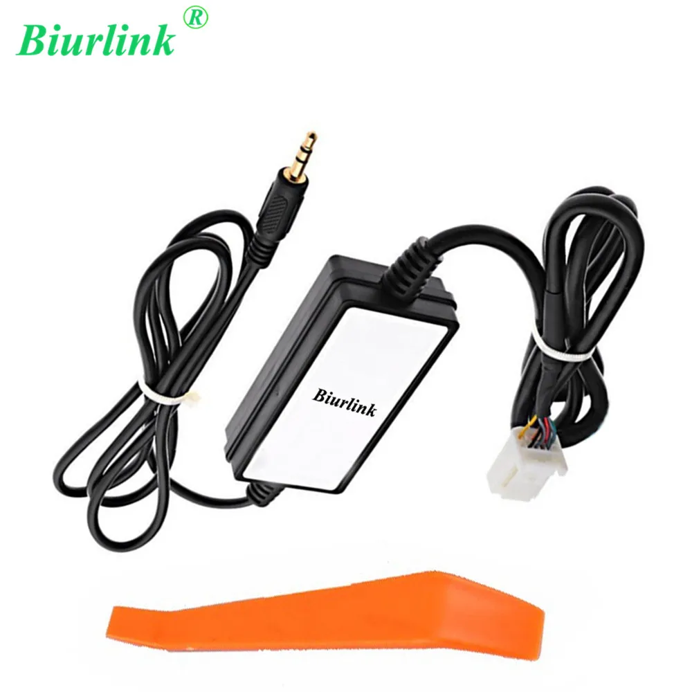 Biurlink для Toyota Camry Corolla 6+ 6 Pin cd-чейнджер разъем Aux входной кабель адаптер для iPhone 5 6