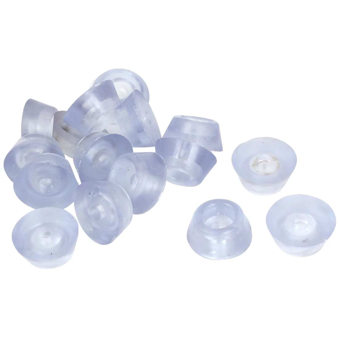 

16 Pcs Conical Shape Furniture Table Leg Tips End Caps Foot Pads Clear