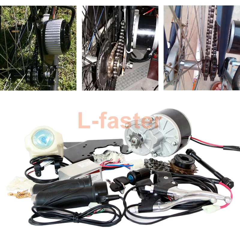 

24V 250W ELECTRIC BIKE CONVERSION KIT WHOLESALE PRICE E-BIKE KIT ELECTRIC SCOOTER BICYCLE GNG ELECTRIC MOTOR ( SIDE-MOUNTED )