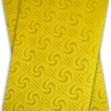 Высокого качества африканская повязка, головной убор, сего Gele& Ipele, 2 шт./компл., ITT366 желтый