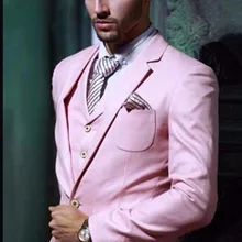 Лидер продаж, новые мужские костюмы на заказ, тонкий, новейший дизайн пальто, брюки, смокинг, Мужская одежда, костюмы для меня(куртка+ брюки+ жилет+ галстук