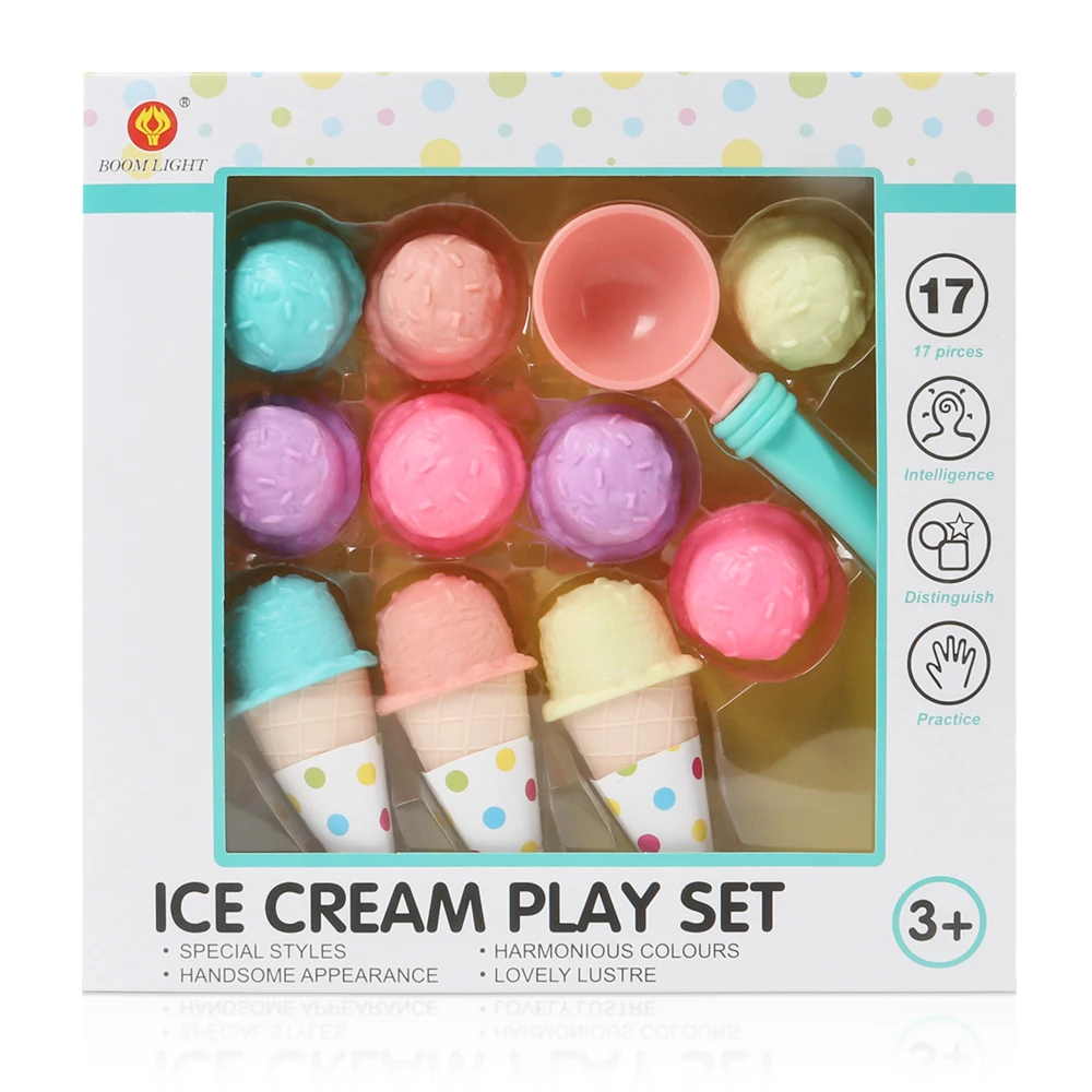 17 шт мороженое игровой набор претендует игрушки образовательные малыш Кухня комплект весело миниатюрных игрушек для детей