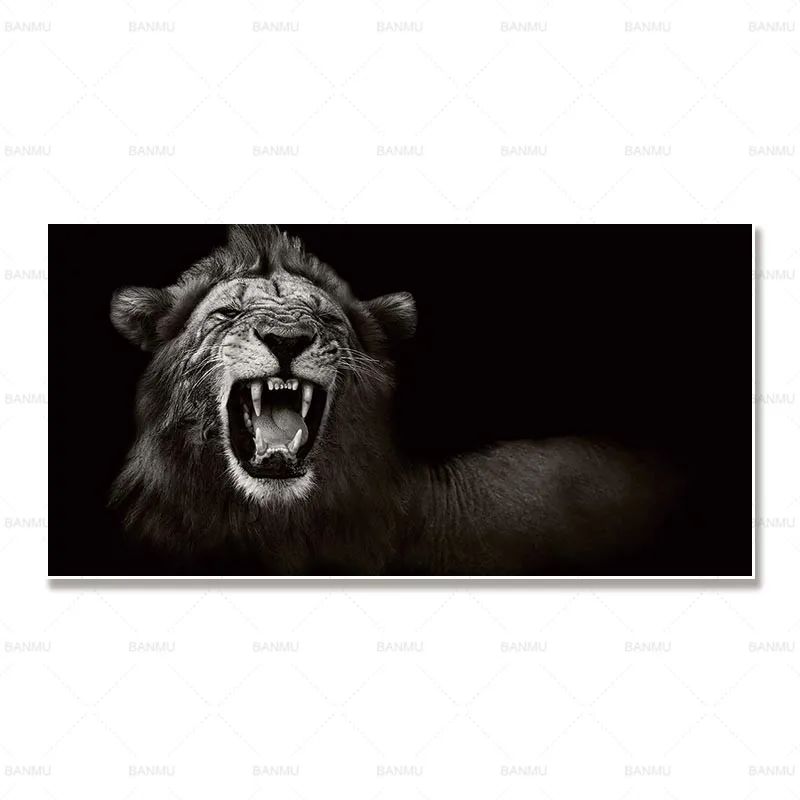 Холст настенные художественные картины для гостиной декоративные картины животные плакат Тигр художественная живопись Сова Холст без рамы Леопард - Цвет: GH5675