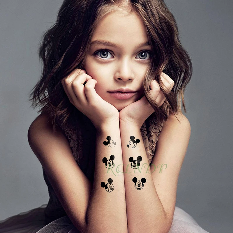 

Waterproof Temporary Tattoo Sticker Mouse Cartoon Tatto Stickers Flash Tatoo Fake Tattoos for Kids Men Women child