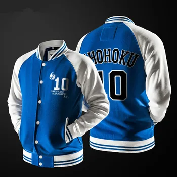 

ZOGAA JP Anime SD Varsity Jacket Men Women Casual Sweatshirt Hoodie Coat Jacket Brand Baseball Jacket Veste Homme
