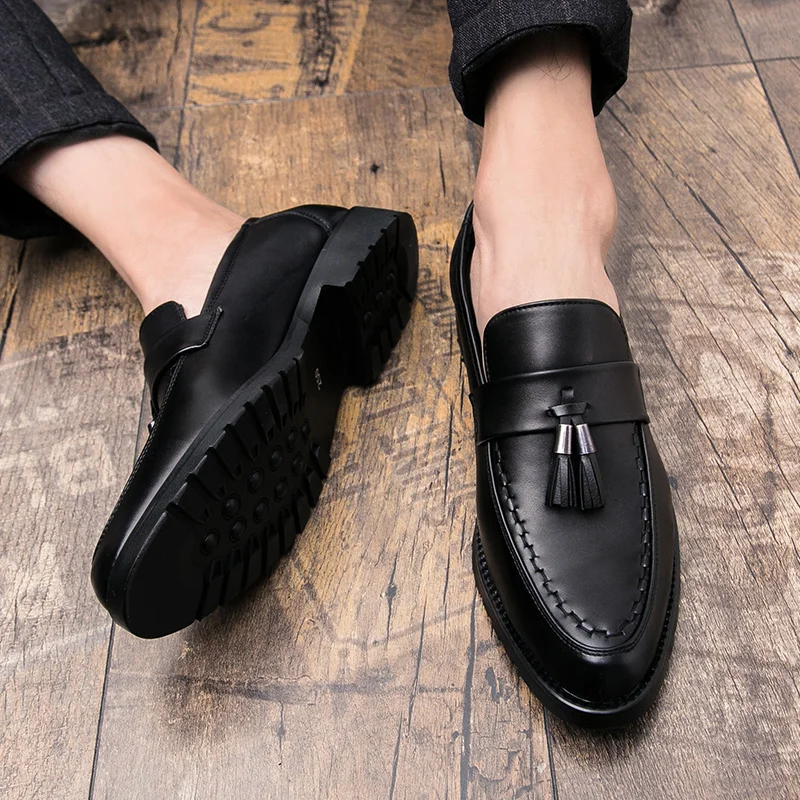 italian tassel business men shoes leather elegant formal dress flats designer office footwear luxury brand oxford shoes for men (7)