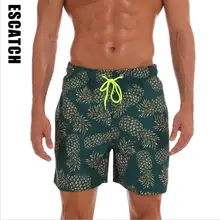 Ананас синий зеленый плавки мужские пляжные шорты для плавания короткие шорты для серфинга бордшорт спортивная одежда фрукты 012