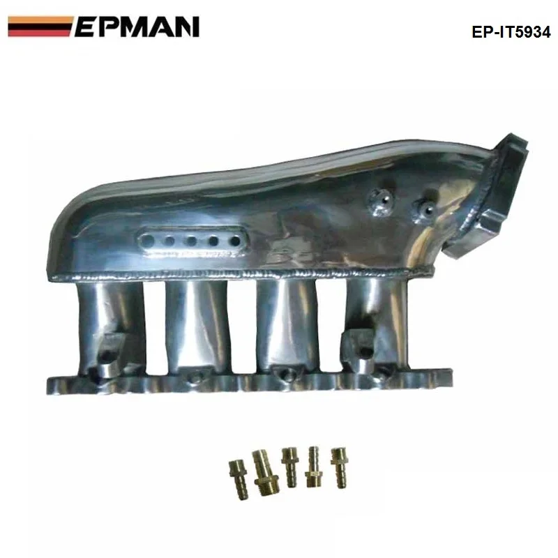 EPMAN - For Mitsubishi EVO 4-9 4G63 Cast Aluminum Turbo Intake Manifold Polished JDM high Performance  EP-IT5934