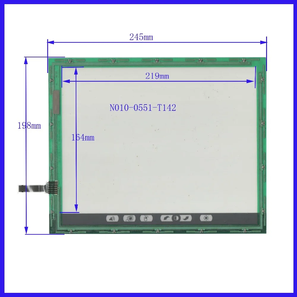 

ZhiYuSun POST Touch Screen 245*198 industry applications N010-0551-T142 FOR Fujitsu