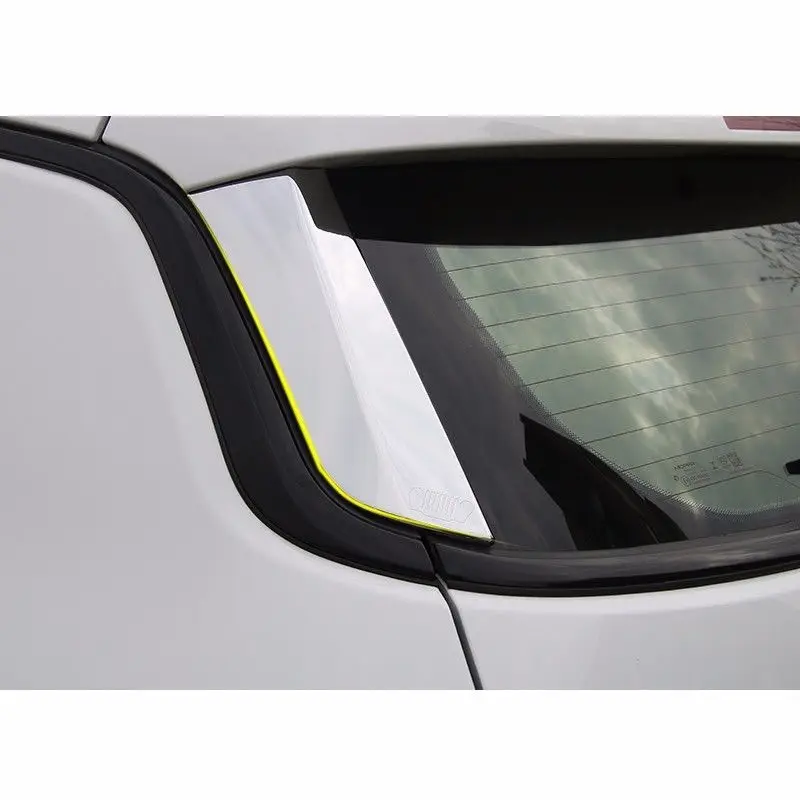 ABS For Jeep Compass 2017 2PCS Chrome Car Rear Windshield Decorative Trim Framewindshield trim