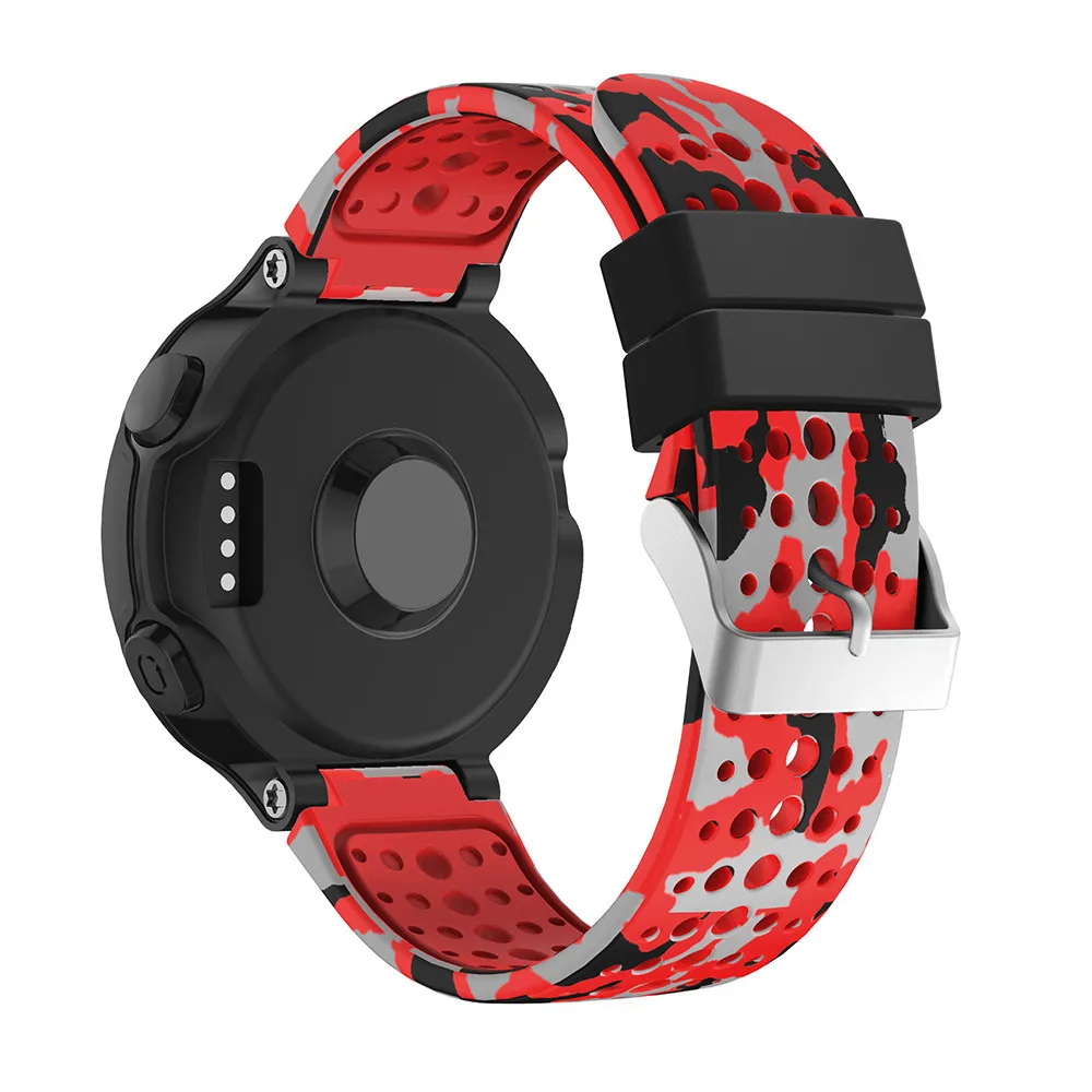 Замена силиконовый браслет аксессуар для Garmin Forerunner 220/230/235/620/630 Бег Спорт ремешок для наручных часов мягкий силиконовый ремешок