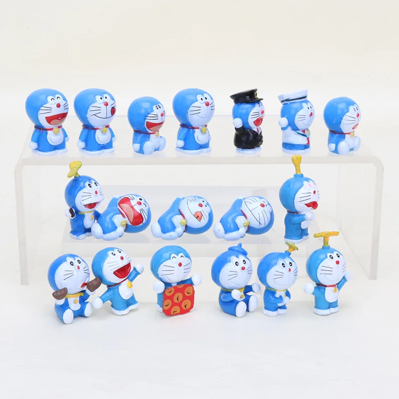 

3cm Japan Anime Cartoon Cute Doraemon Figure Doraemon Mini Cat PVC action Figure Model Toys Dolls kids Toys Gifts
