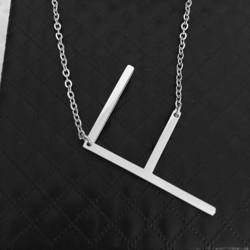 stainless steel fashion jewelry initial letter C pendant ,women female body necklace gold/silver ...
